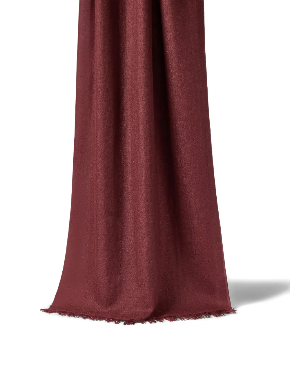 Brunello Cucinelli cashmere and silk scarf Rood