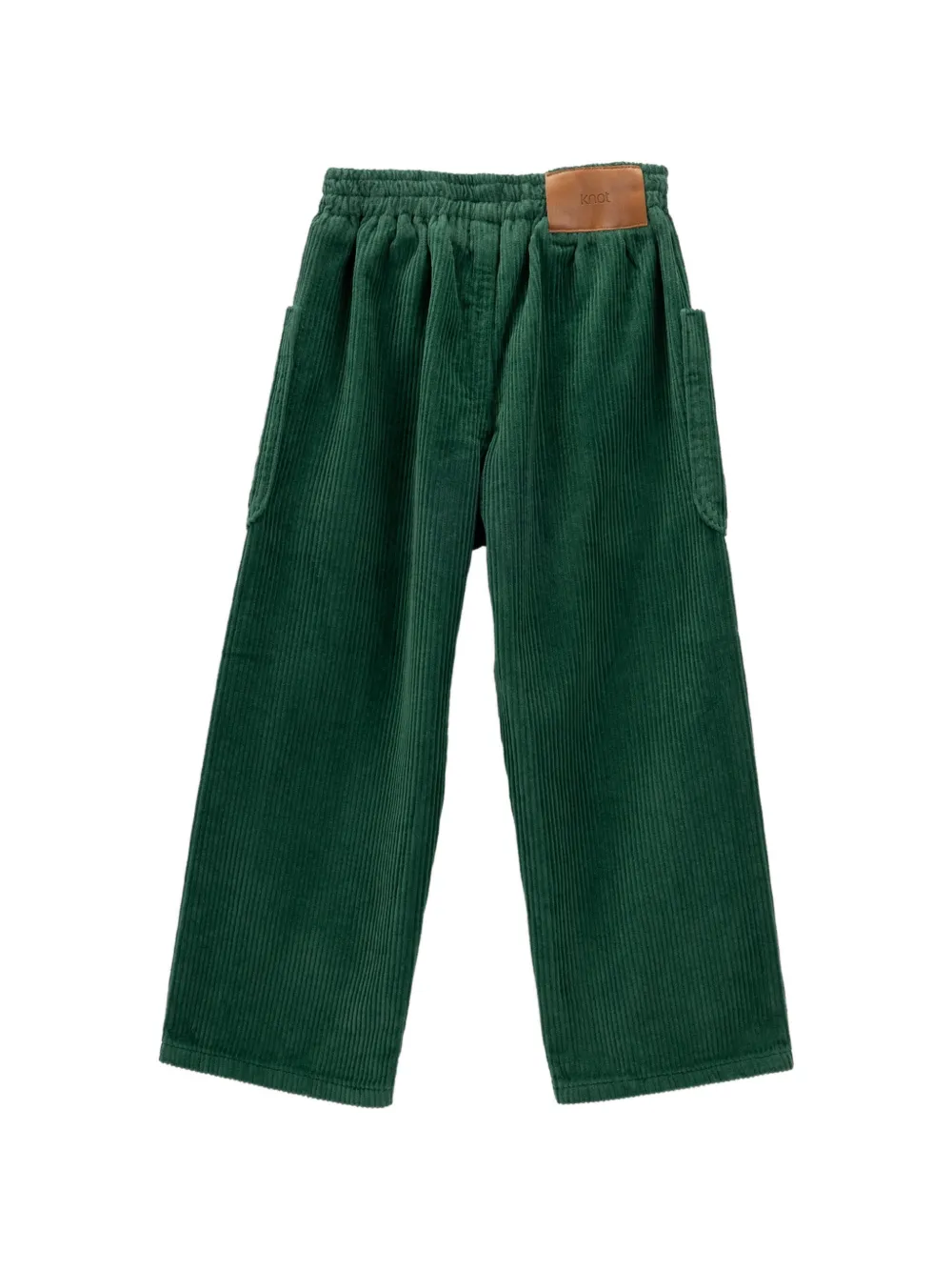 Knot Finn ribfluwelen broek Groen
