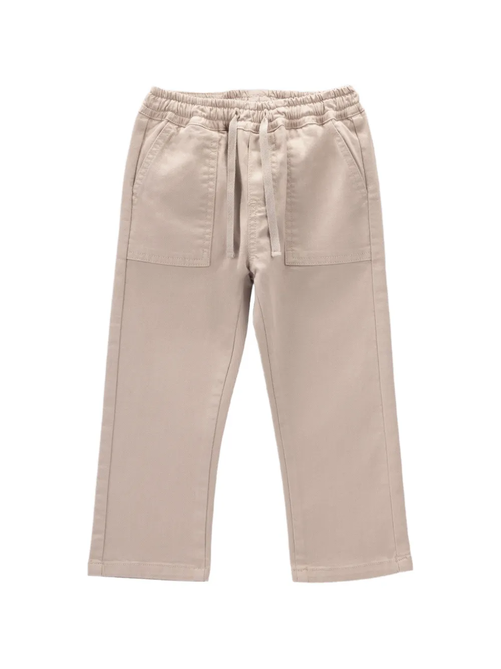 Knot Max drawstring twill trousers - Toni neutri