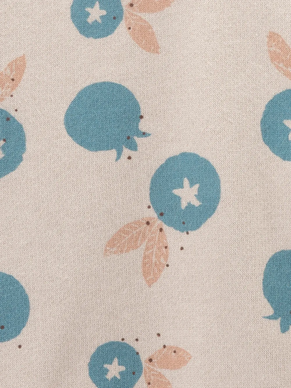 Knot graphic-print sweatshirt Beige
