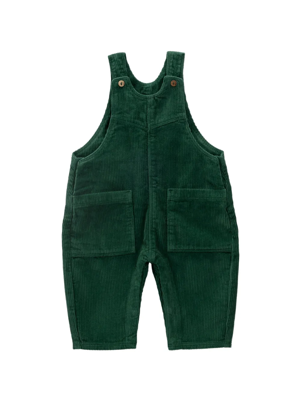 Knot Nate ribfluwelen jumpsuit Groen