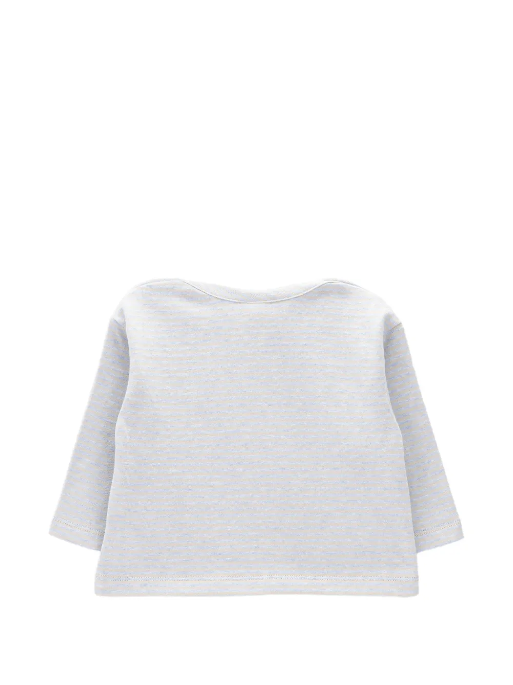 Knot Captain Stripes T-shirt met grafische print Beige