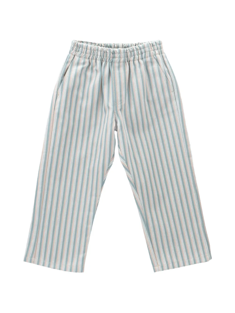 Knot Cairo striped twill trousers - Blu
