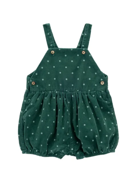Knot Posy Dots corduroy romper