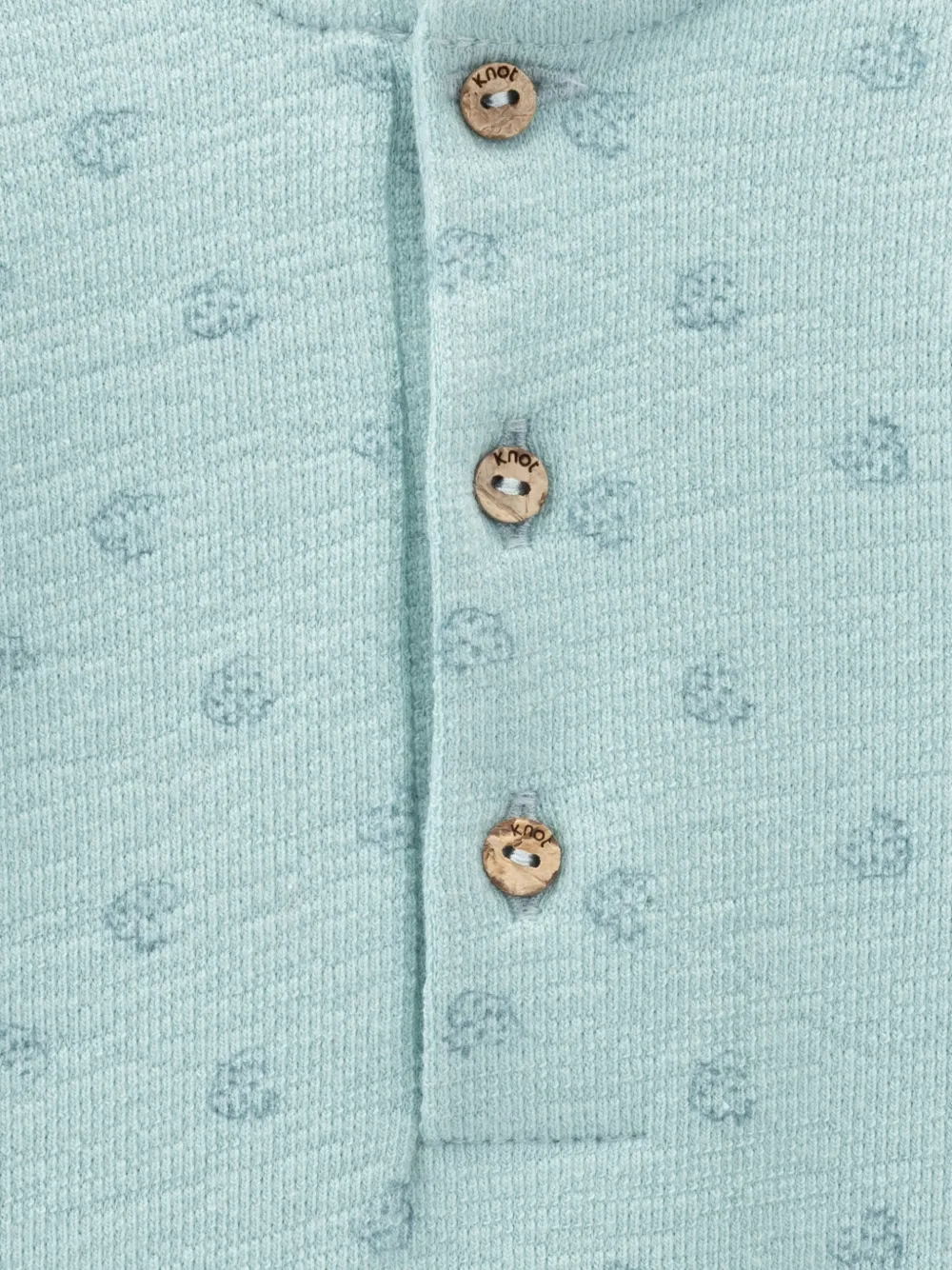 Knot Pom Play jumpsuit Blauw