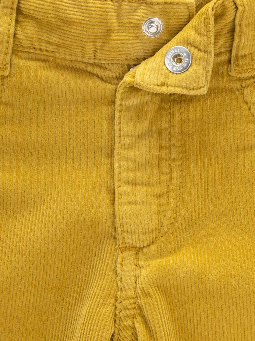 Knot Jake ribfluwelen broek Geel