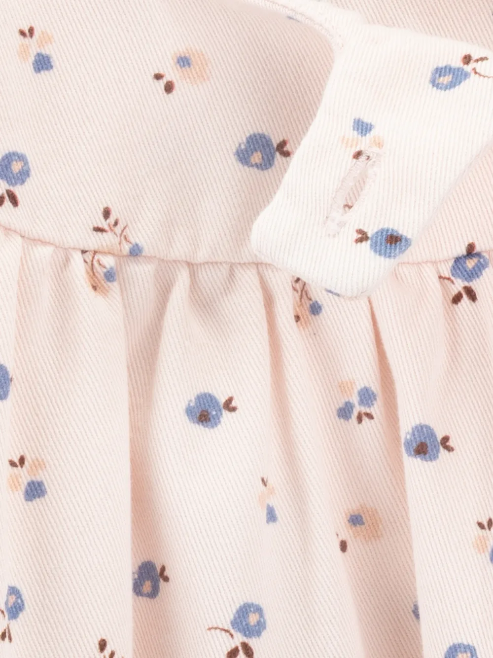 Knot Blush Petals katoenen romper met bloemen-print Roze
