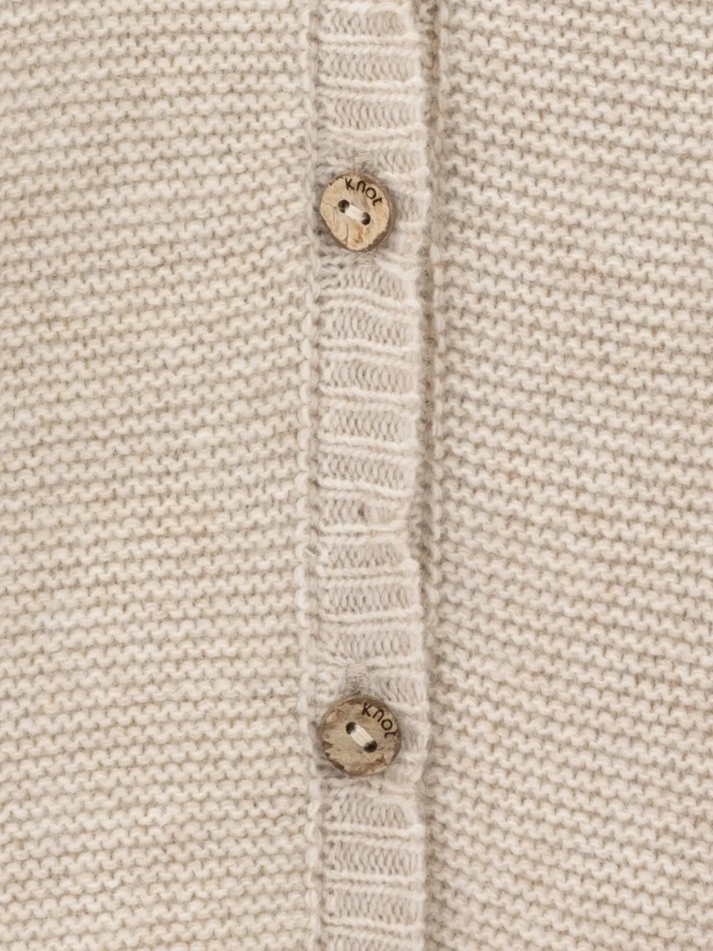Knot Scarlett vest met knopen Beige
