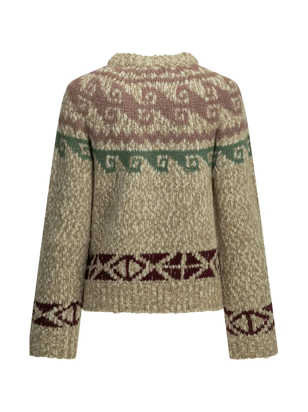 Moncler Grenoble Fair-Isle-knit sweater - Tons neutres Moncler Grenoble Fair-Isle-knit sweater - Tons neutres