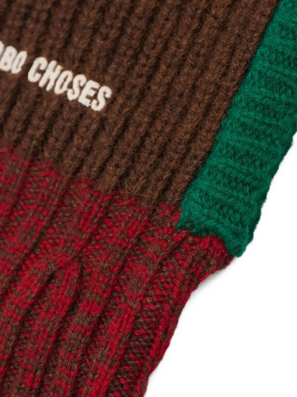 Bobo Choses Bivakmuts met geborduurd logo Bruin