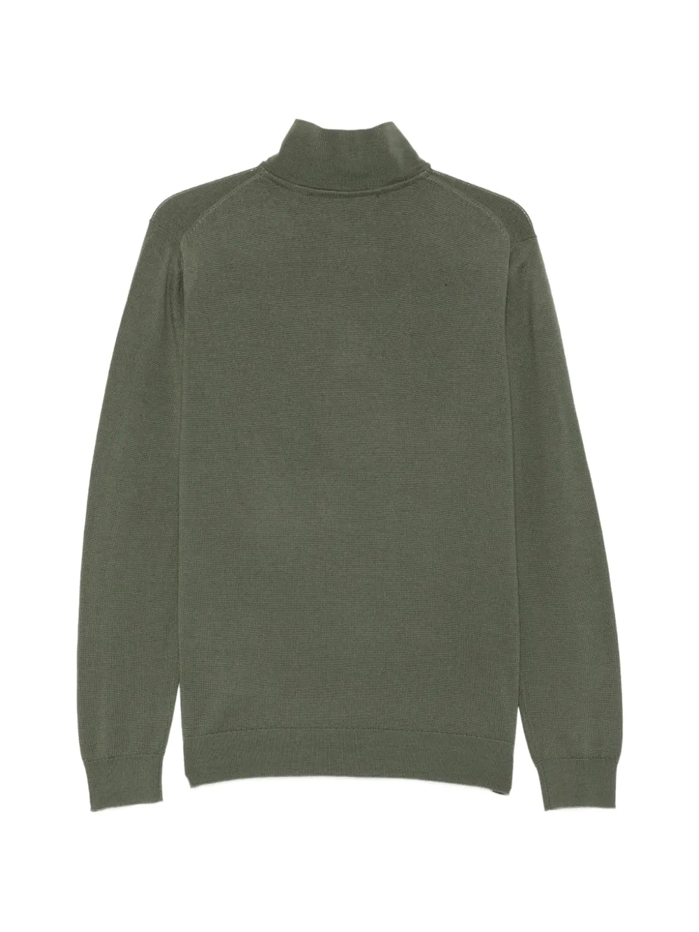 Karl Lagerfeld Trui met geborduurd logo en kwartrits Groen