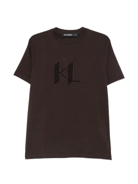 Karl Lagerfeld logo-patch T-shirt