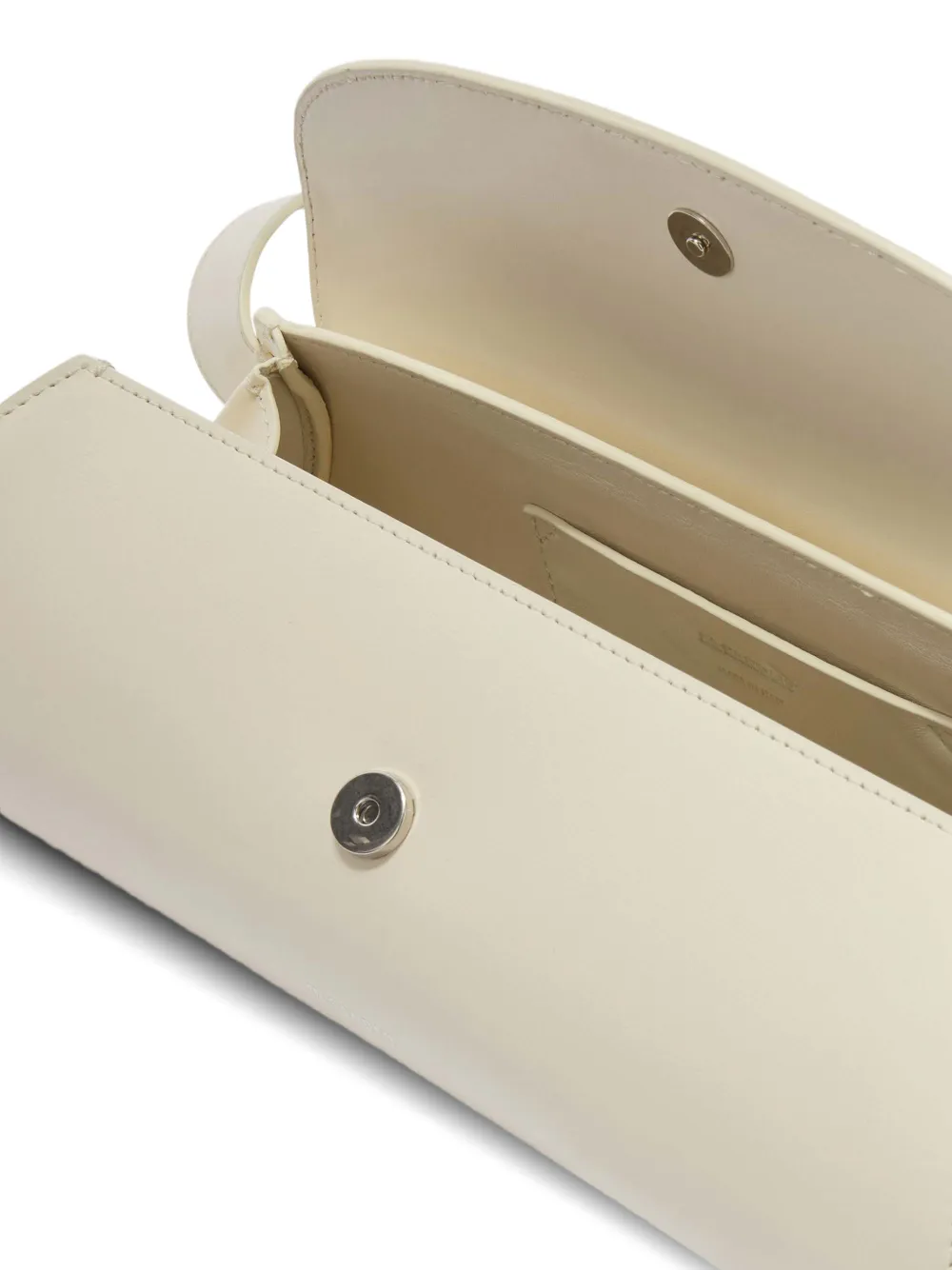Jil Sander Kleine Cannolo schoudertas met sterrenbeeld-gesp Beige