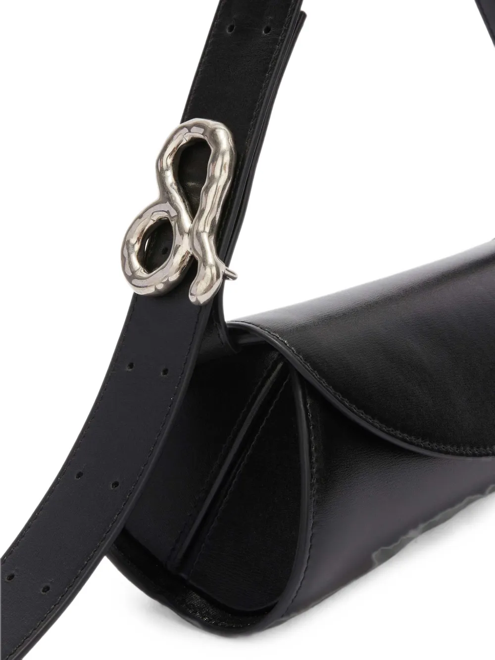 Jil Sander Cannolo SM Zodiac tas Zwart