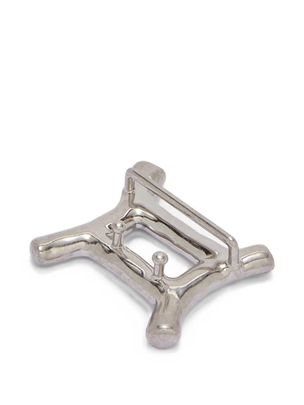 Jil Sander Zodiac Gemini buckle Zilver