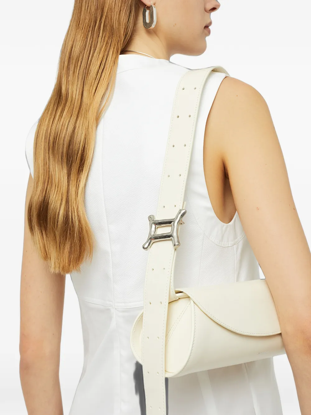 Jil Sander Zodiac Gemini buckle Zilver