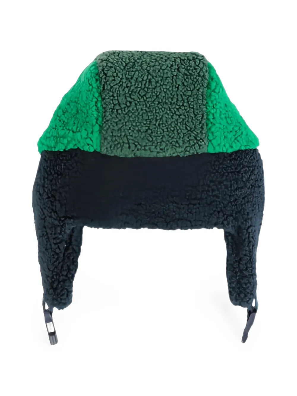 Bobo Choses fleece colour-block trapper hat Blauw