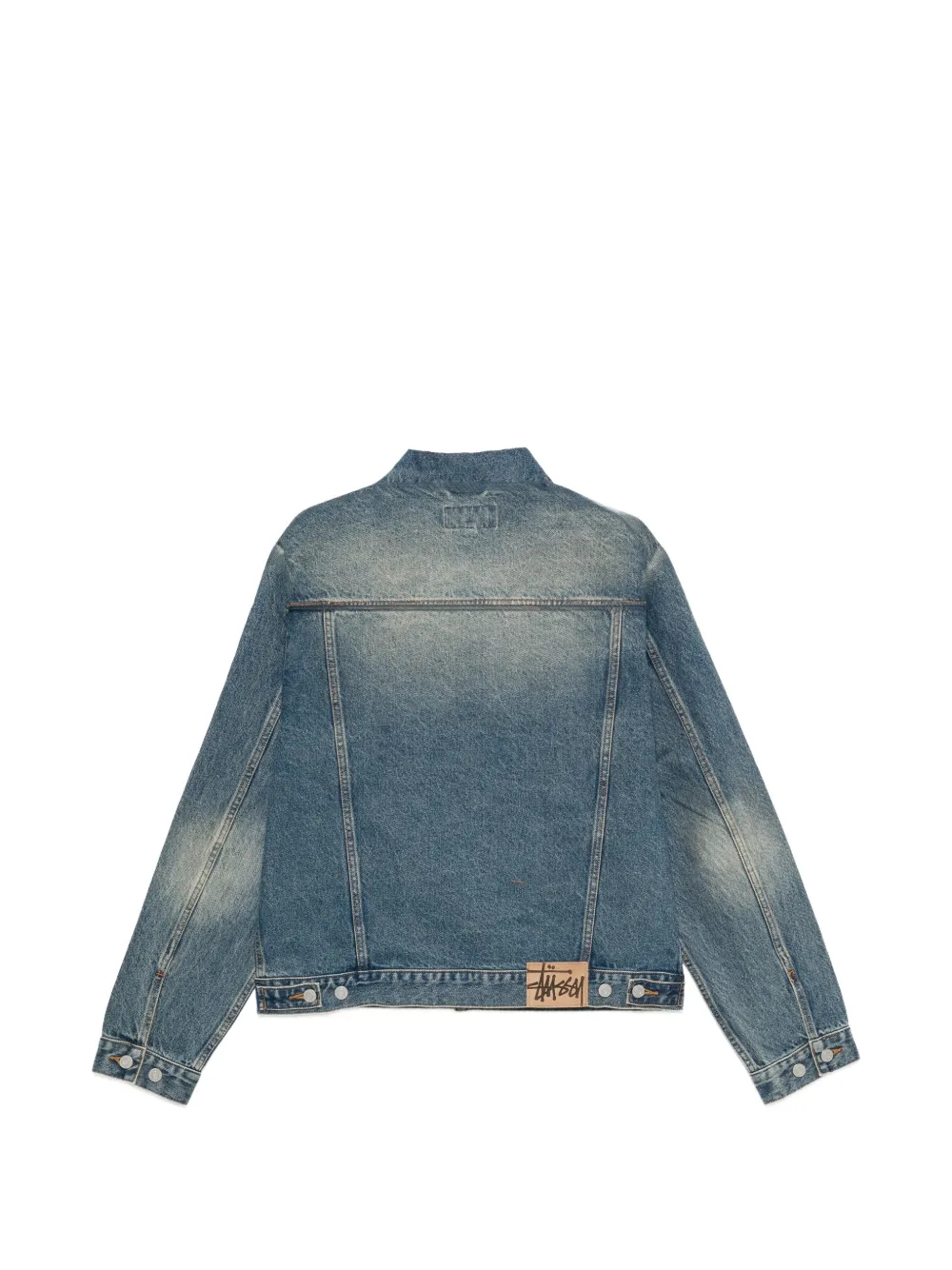 Stüssy Denim jack Blauw