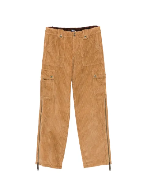 Dolce & Gabbana Pre-Owned cargo-bukser i fløjl fra 2000'erne