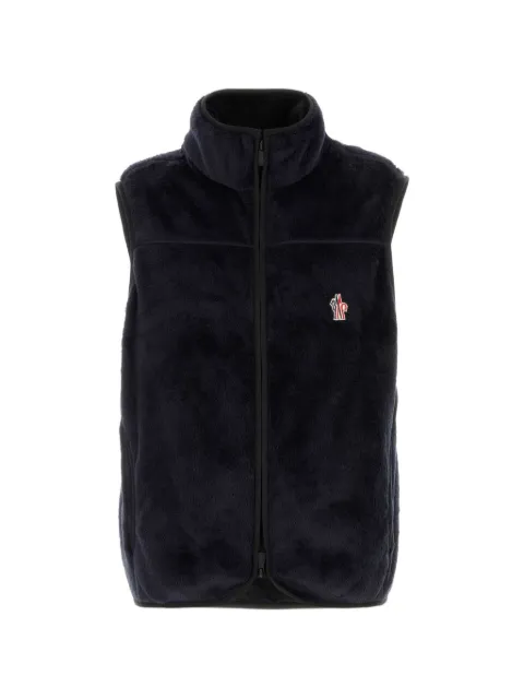 Moncler Grenoble logo-patch fleece gilet