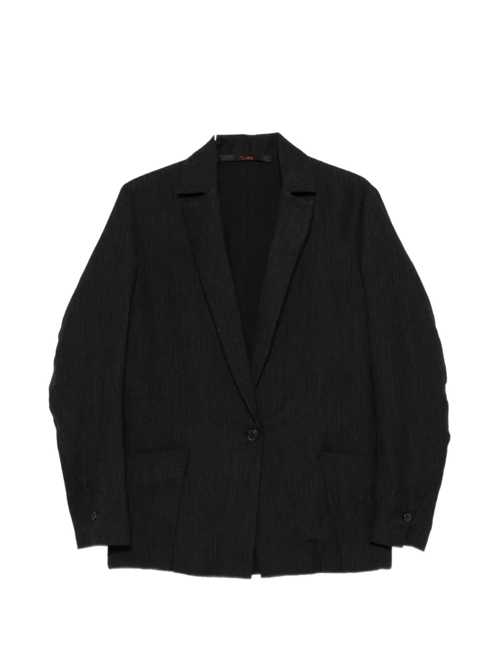 Ma+ single-breasted textured jacket - Noir Ma+ single-breasted textured jacket - Noir