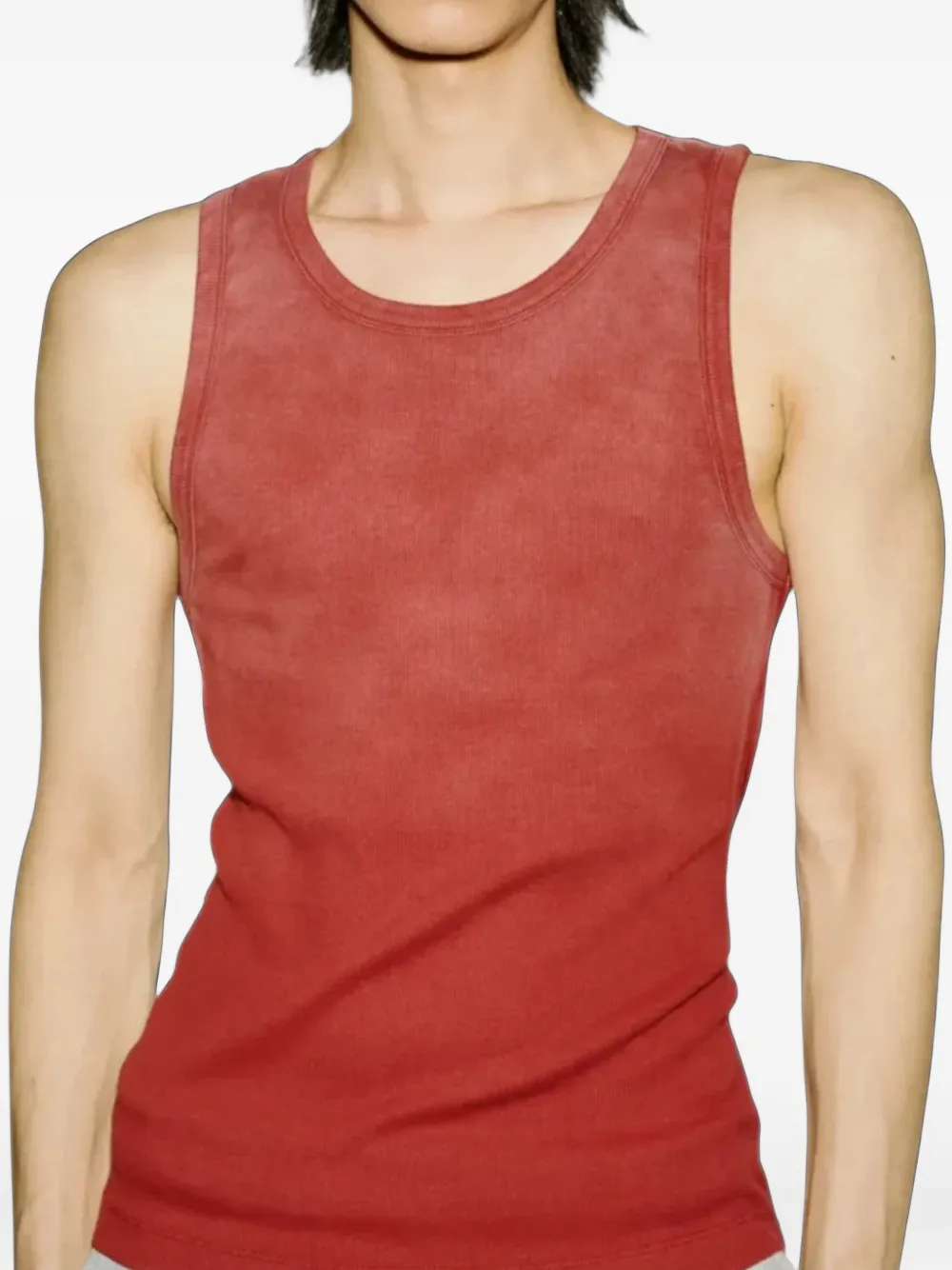ENTIRE STUDIOS ribbed-knit tank top Rood