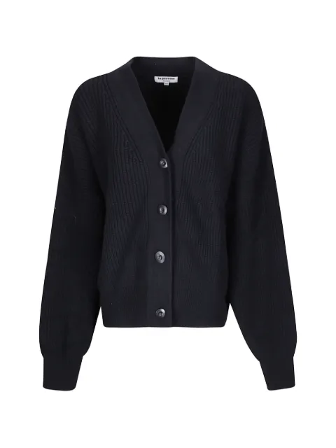 La Piscine ribbed-knit V-neck cardigan