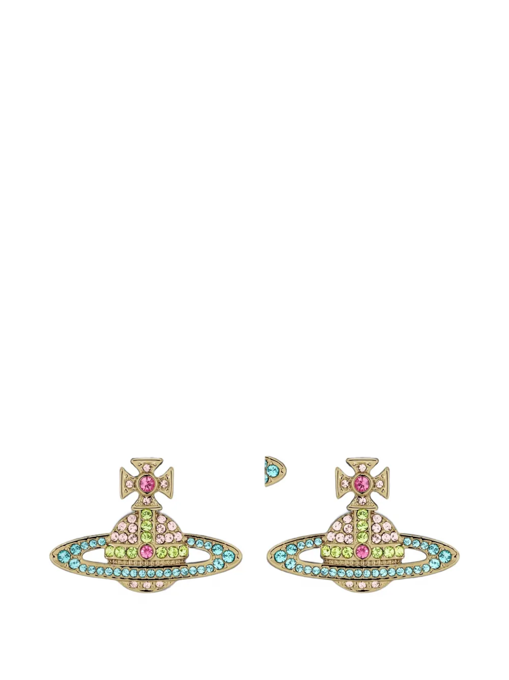 Vivienne Westwood Kika crystal-embellished Orb earrings