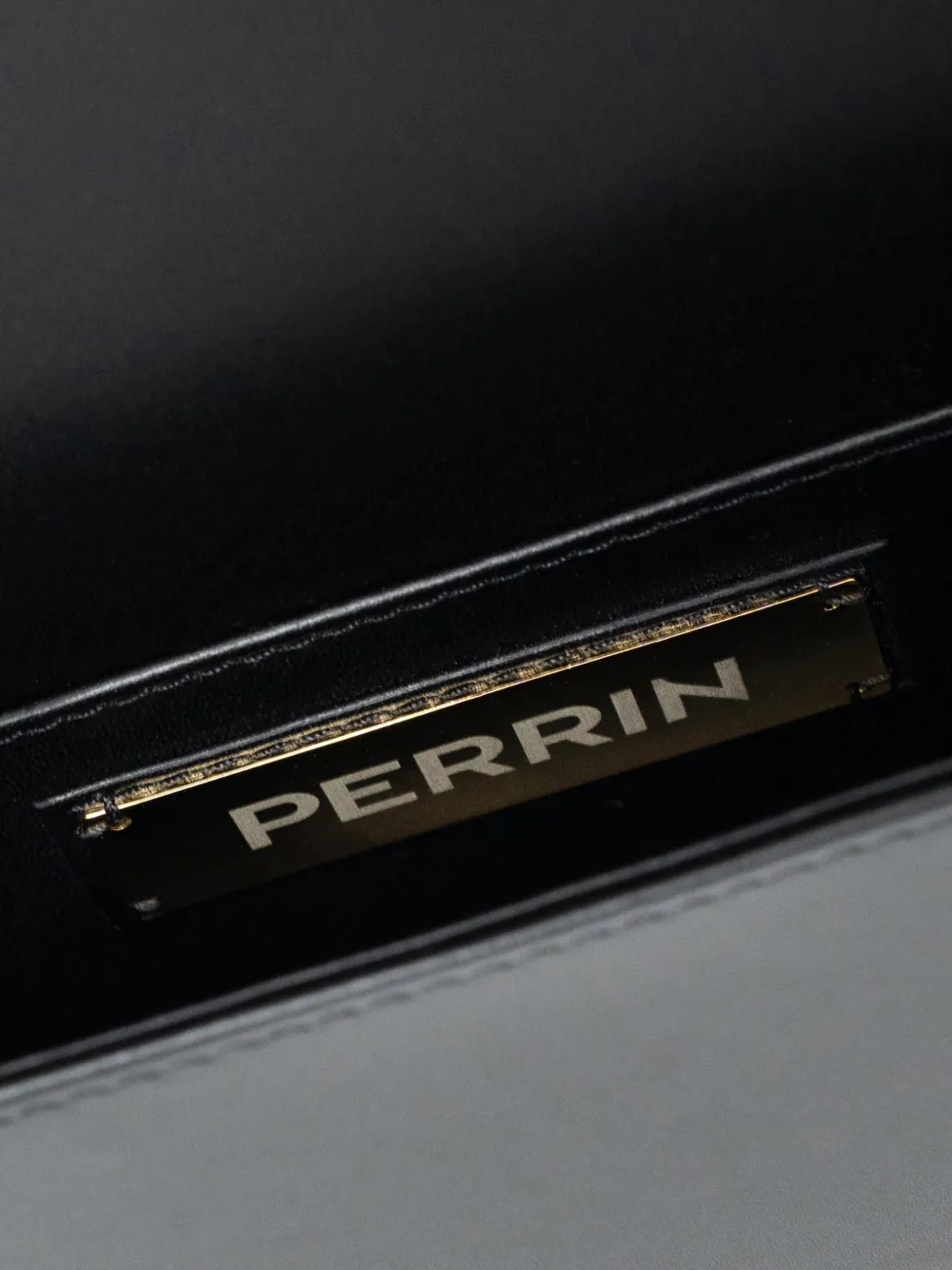 Perrin Paris L'Eiffel Classic clutch met handschoen Zwart