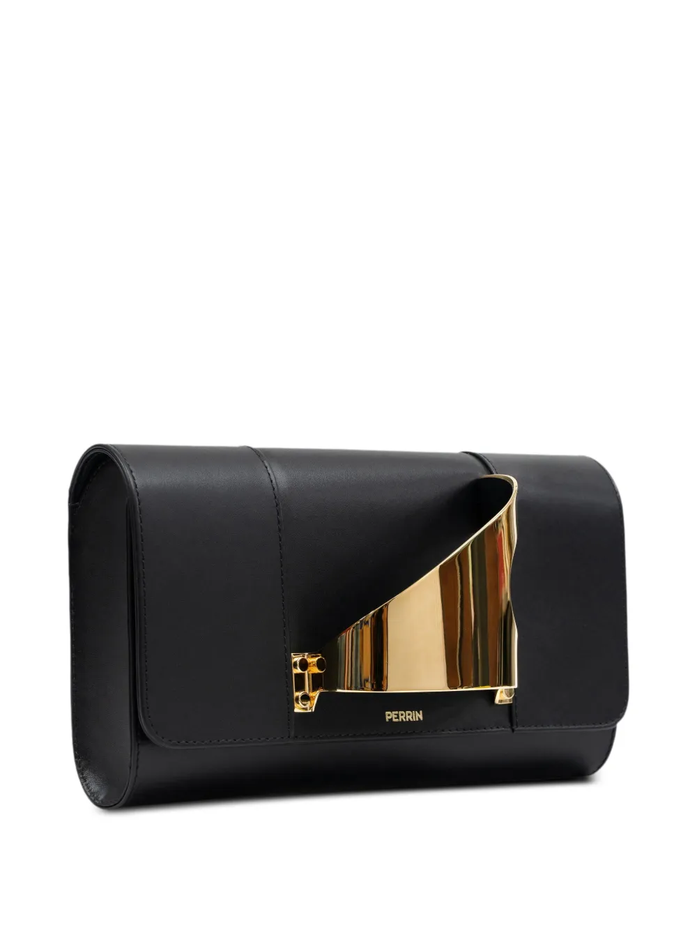 Perrin Paris L'Eiffel Classic clutch met handschoen Zwart