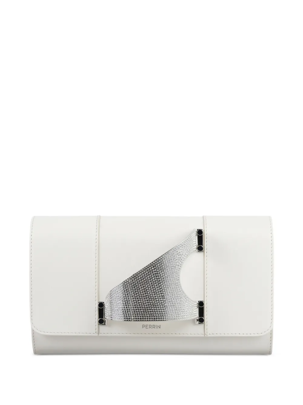 Perrin Paris pochette L’Eiffel Strass en cuir - Tons neutres Perrin Paris pochette L’Eiffel Strass en cuir - Tons neutres
