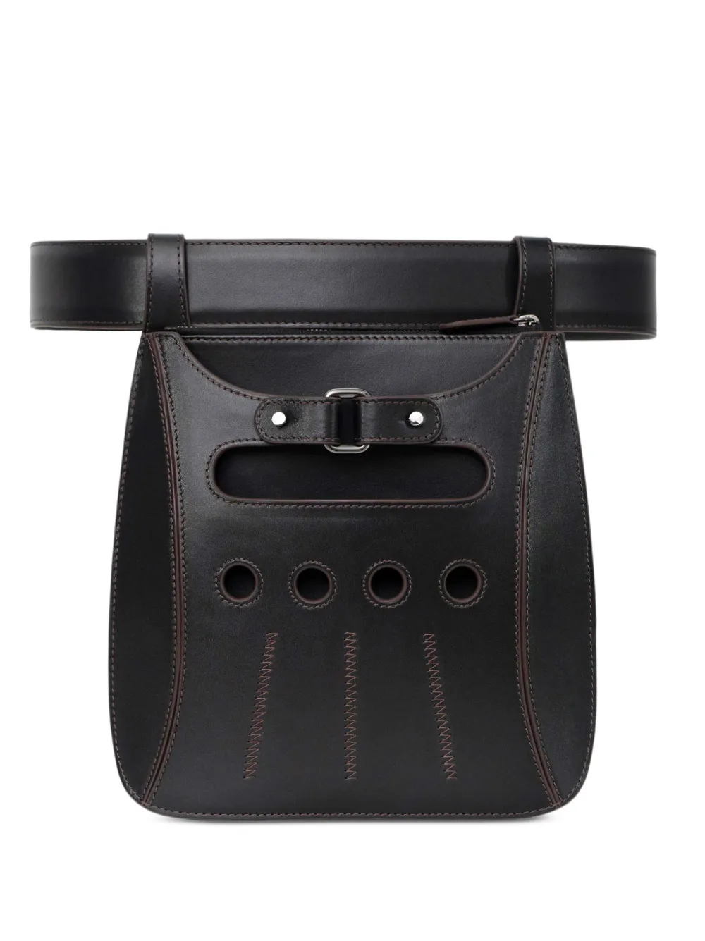 Perrin Paris Cabbie glove-shaped leather belt bag