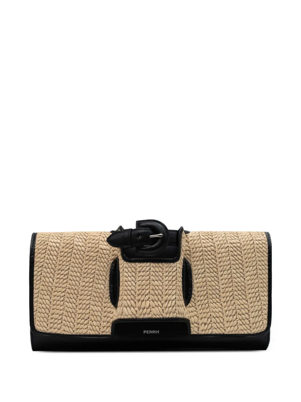 Perrin Paris La Parisienne Raffia glove clutch