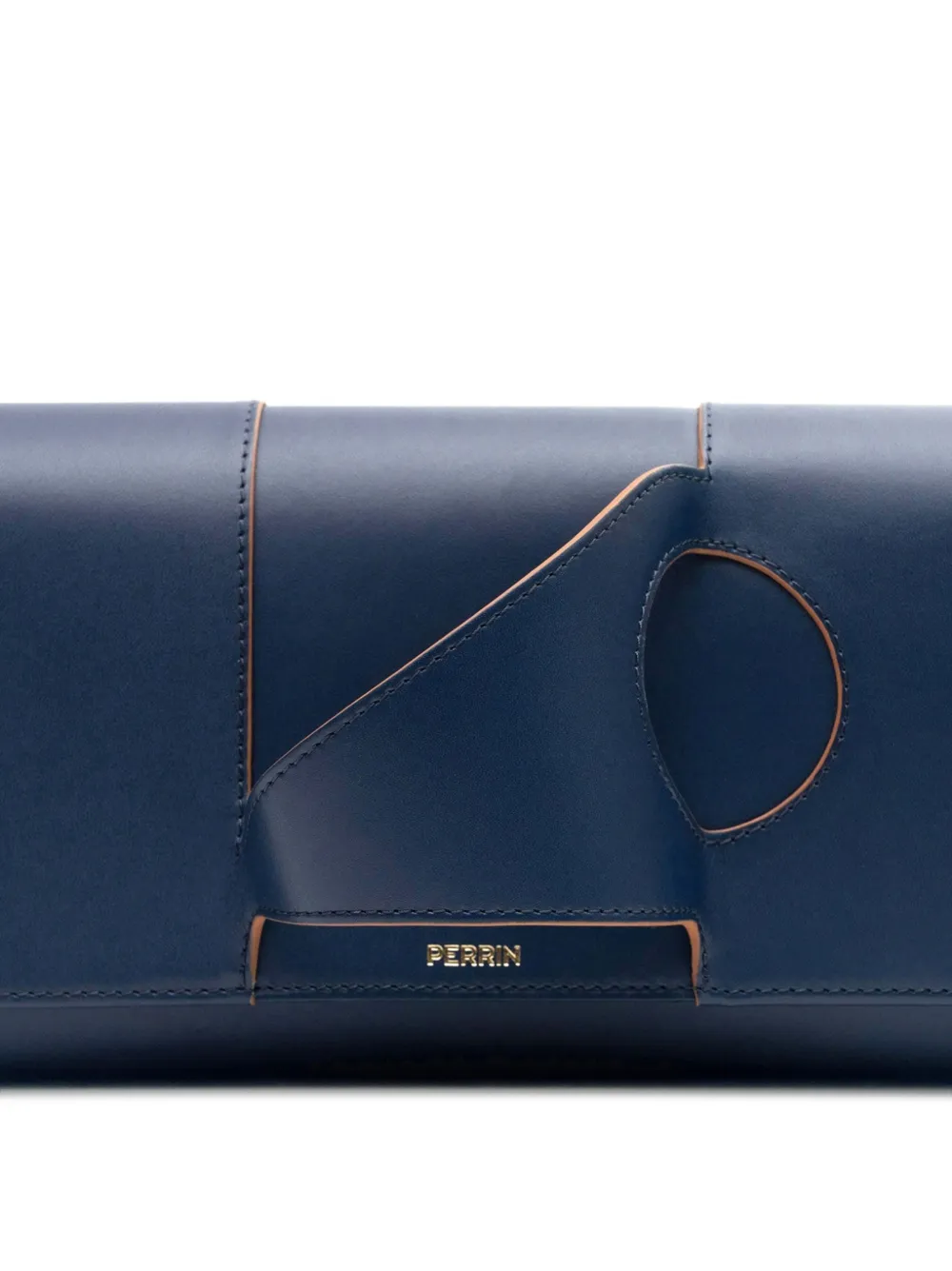 Perrin Paris L'Asymetrique clutch met handschoen Blauw
