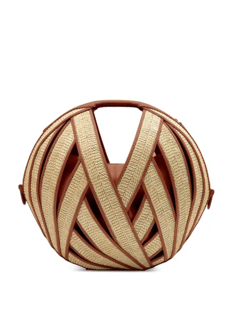 Perrin Paris Le Panier Raffia tote bag
