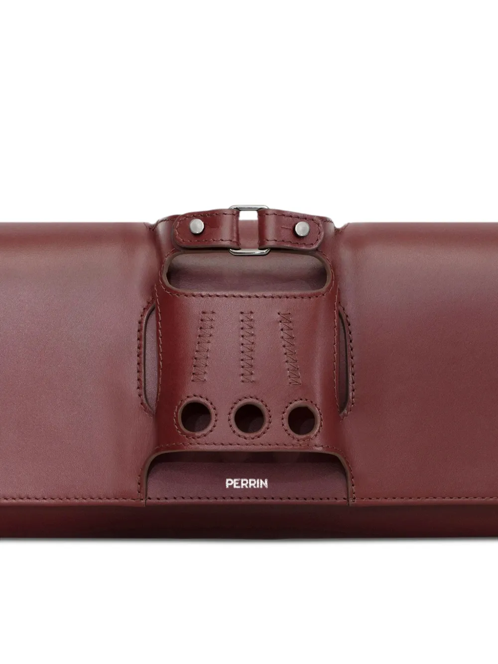 Perrin Paris Le Cabriolet Glove clutch Rood