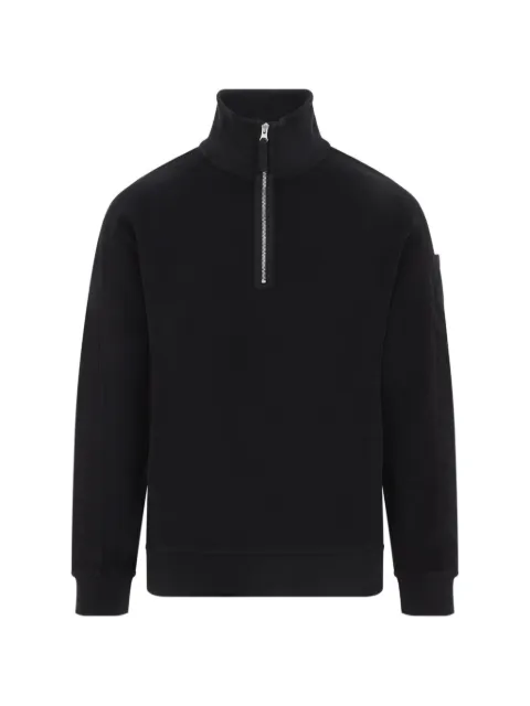 C.P. Company Lens-detail quarter-zip sweatshirt