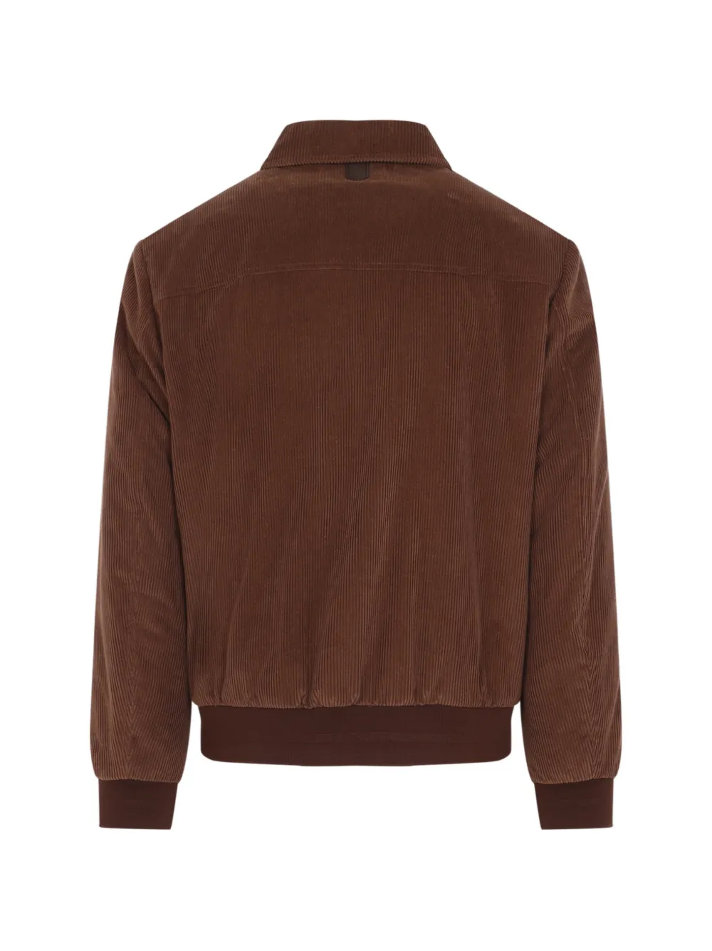 Canali Ribfluwelen jack Bruin