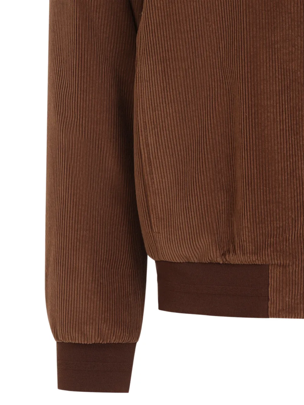 Canali Ribfluwelen jack Bruin