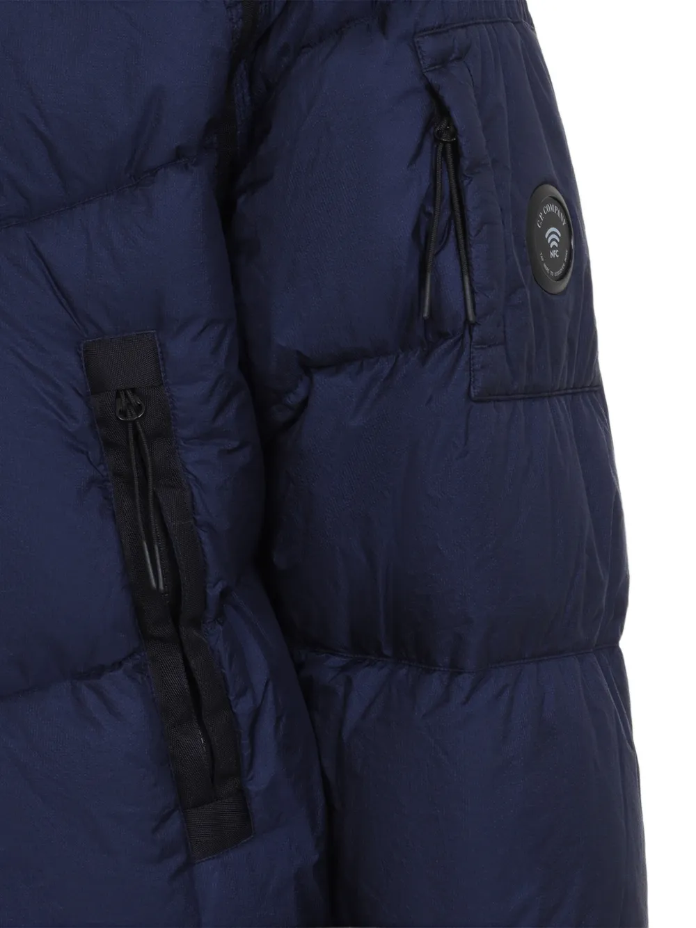 C.P. Company Gevoerd jack met capuchon Blauw