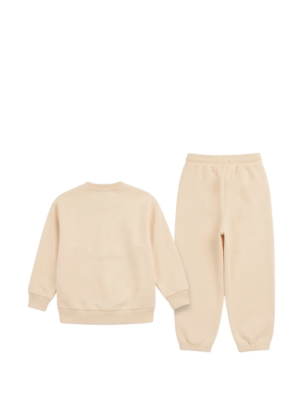 Barrow kids graphic-print tracksuit Beige