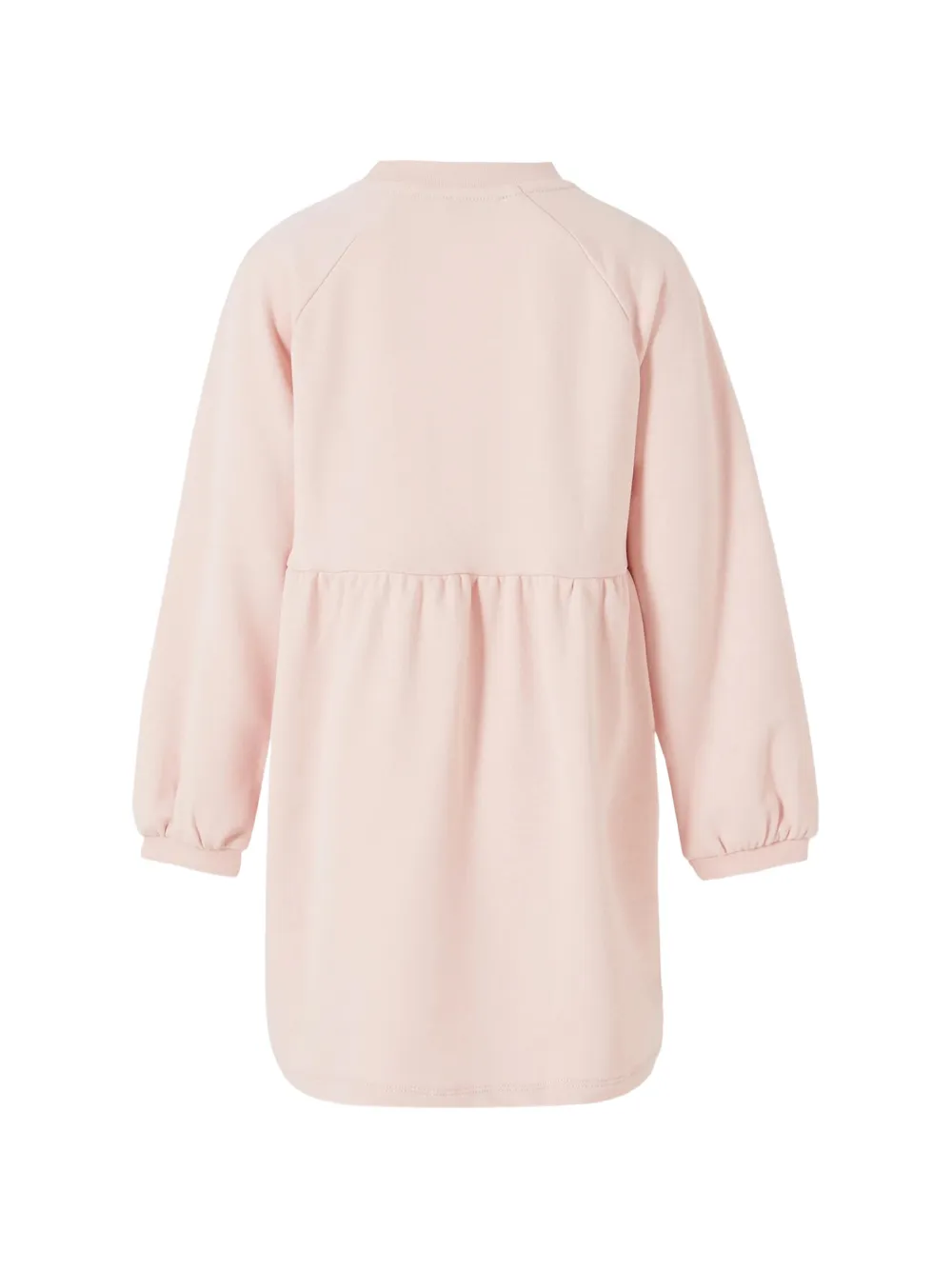 Tommy Hilfiger Junior logo-print ruffled dress Roze