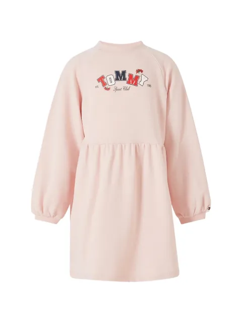 Tommy Hilfiger Junior logo-print ruffled dress