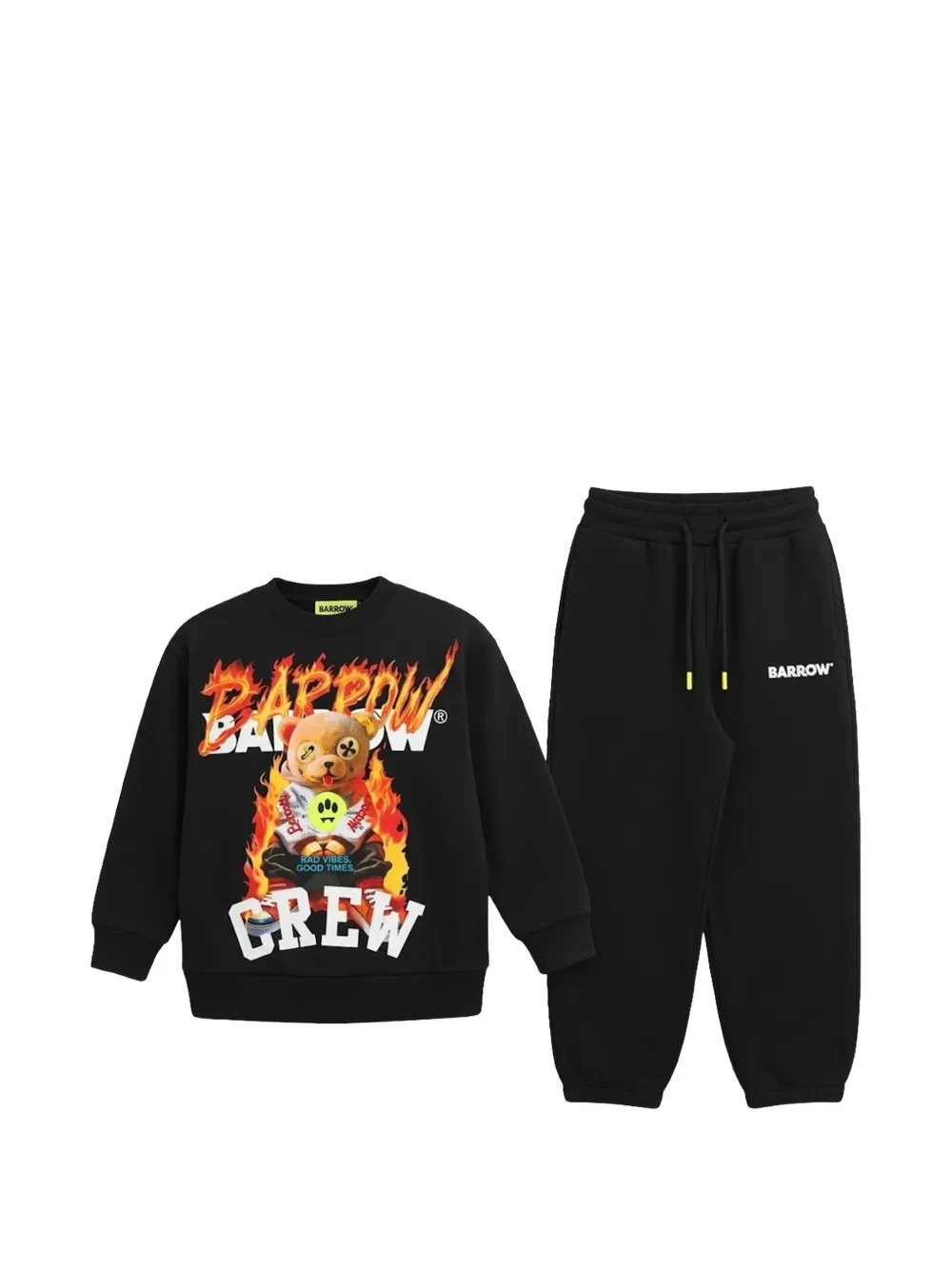 Barrow kids graphic-print tracksuit - Nero