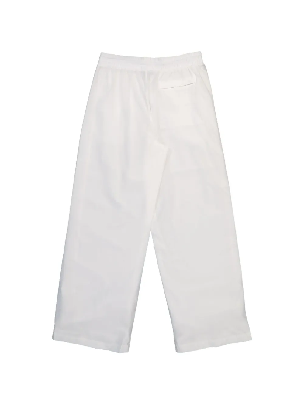 Casablanca reflective-printed ripstop straight-leg trousers Wit