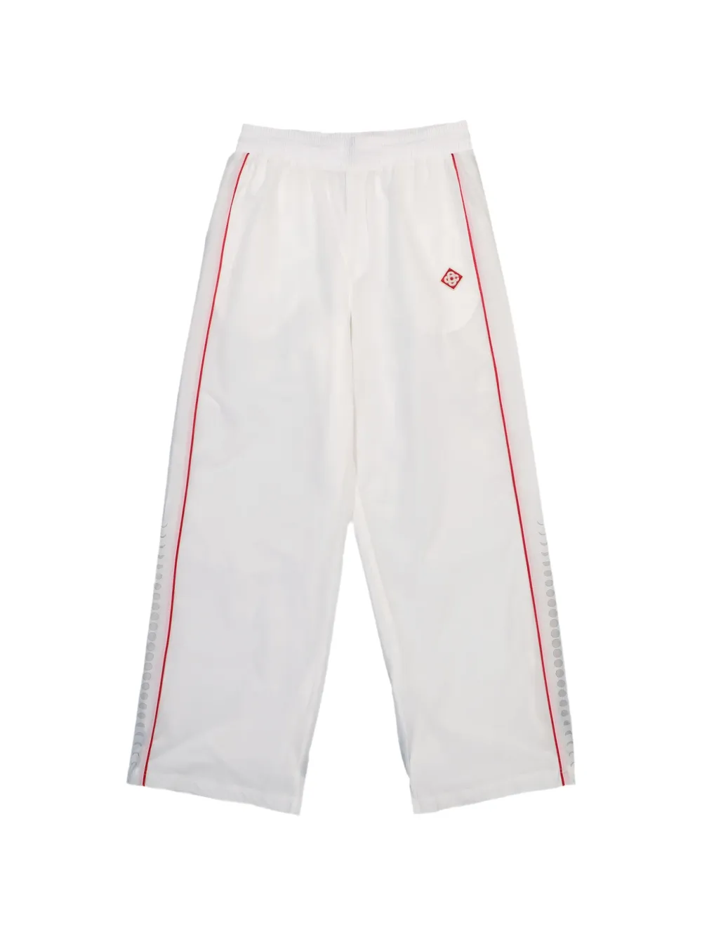 Casablanca pantalon droit en tissu indéchirable à imprimé réfléchissant Casablanca pantalon droit en tissu indéchirable à imprimé réfléchissant