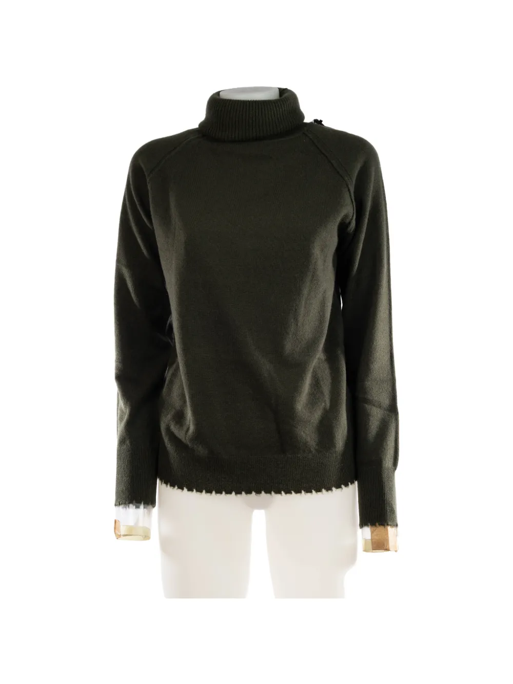 EMMA E GAIA roll-neck raglan-sleeve sweater