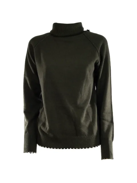 EMMA E GAIA roll-neck raglan-sleeve sweater
