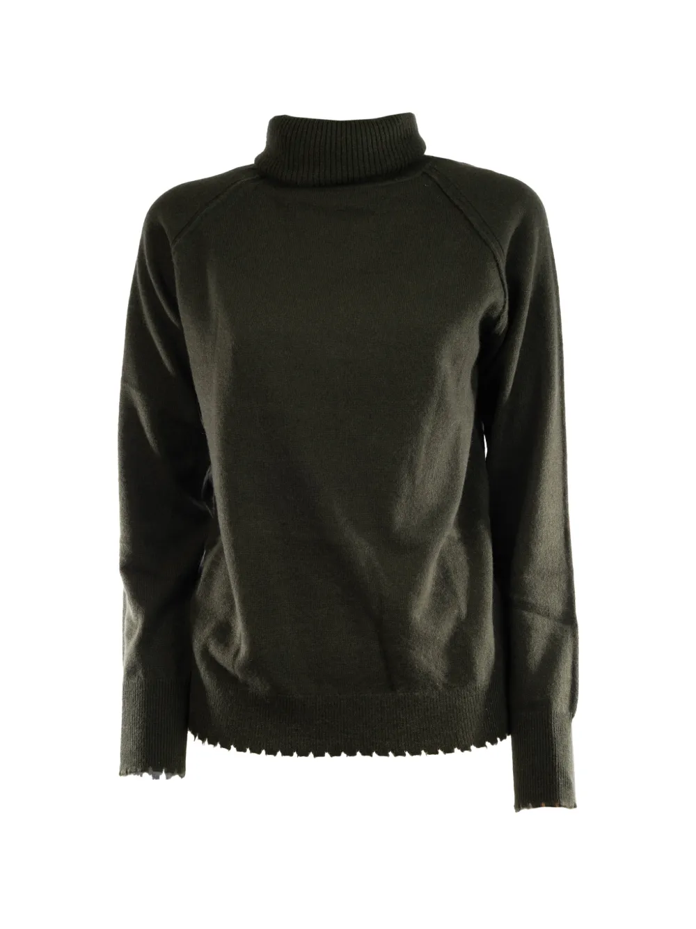 EMMA E GAIA roll-neck raglan-sleeve sweater