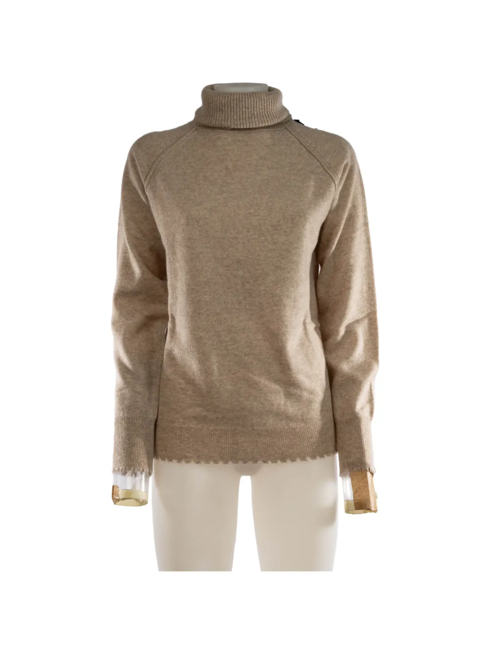 EMMA E GAIA roll-neck raglan-sleeve sweater